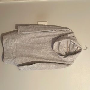 Beautiful cozy sweater dress in a really nice textured cotton blend fabric.